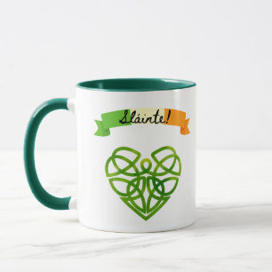 Iers "Sláinte!" Keltische Mok - Hoera voor de gezo