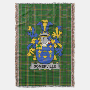 Iers Somerville Wapen Familie Crest Irelan Deken