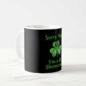 Iers - Sorry dat ik een Shy Shamrock ben Koffiemok (Voorkant links)
