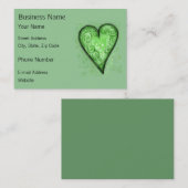 Iers Spiral Heart Visitekaartje (Voorkant / Achterkant)