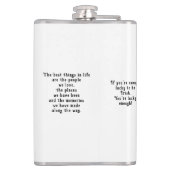 Iers spreekwoord, Boho Rainbow St. Patrick's Day Heupfles (Achterkant)