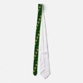 Iers Stropdas Irish Erin Go Bragh Eire Harp and Cl (Achterkant)