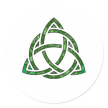 Iers trifecta groen kussen