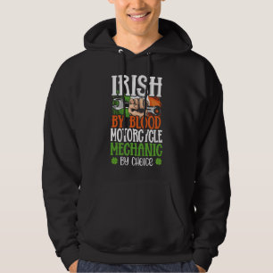 Iers van bloed Motor monteur door keuze Irela Hoodie