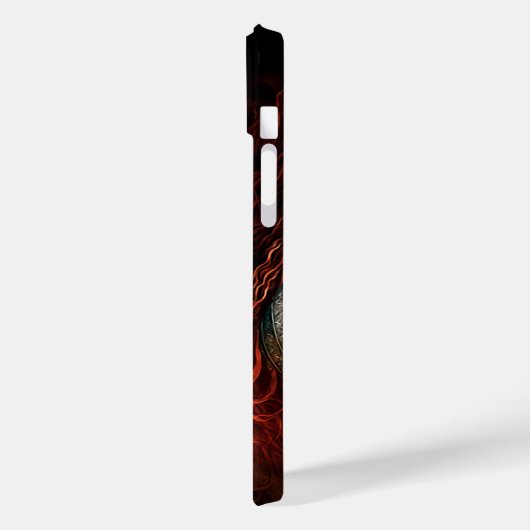 Iers vrouwenprofiel met Abstracte gezichtsverf Case-Mate iPhone Case (Achterkant / Links)