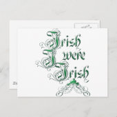 Iers was ik briefkaart (Voorkant / Achterkant)