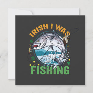 Iers Was Vissen Grappige St. Patrick's Visser Kaart