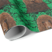 Iers waterspaniel cadeaupapier (Rol Hoek)