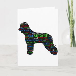 Iers waterspaniel kaart