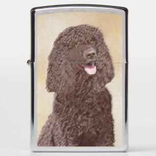 Iers waterspaniel schilderen - Oorspronkelijke hon