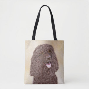 Iers waterspaniel schilderen - Oorspronkelijke hon Draagtas