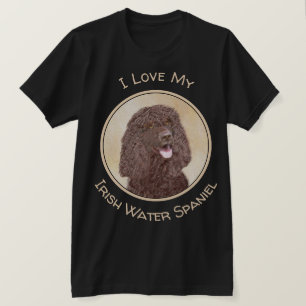 Iers waterspaniel schilderen - Oorspronkelijke hon T-shirt