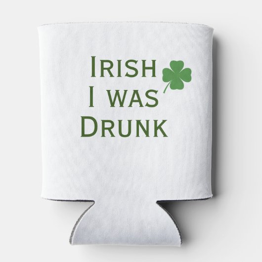 Iers werd Drink St. Patrick's Day Koelbox Blikjeskoeler (Achterkant)