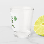 Iers werd Drink St. Patrick's Day Shot Glass Glas (Rechts)