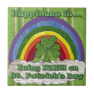 Iers zijn op St. Patrick's Day Tegeltje