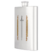 Iers zwaard en Knotwork Heupfles (Links)