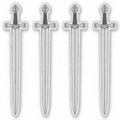 Iers zwaard sticker (Voorkant)