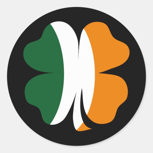 Ierse 4Leaf Clover sticker (Voorkant)