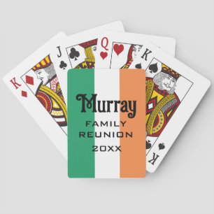 Ierse achternaam Custom Pokerkaarten