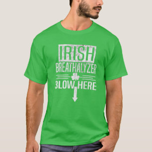 Ierse ademhaler St Patricks Day Adult Humor Sha T-shirt