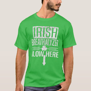 Ierse ademhaler St Patricks Day Adult Humor Sha T-shirt