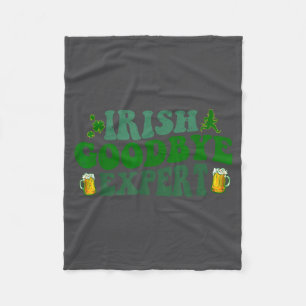 Ierse Afscheid Expert Grappig St. Patrick's Dag Gr Fleece Deken
