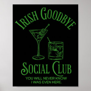 Ierse Afscheids Social Club Je Zal Weten Dat Ik Er Poster