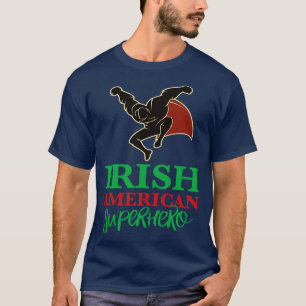 Ierse Amerikaanse superheld T-shirt