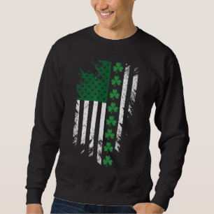 Ierse Amerikaanse vlag St. Patrick's Day Trui