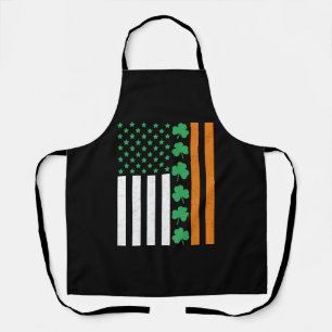 Ierse Amerikaanse vlag St Pattys St Patricks Paddy Schort