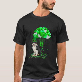 Ierse Australische Herder Hond St Patrick's Day Ho T-shirt