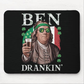 Ierse Ben Drankin Bier - St Pattys Mannen en Vrouw Muismat