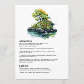 Ierse Bestemming Huwelijk Menu (Achterkant)