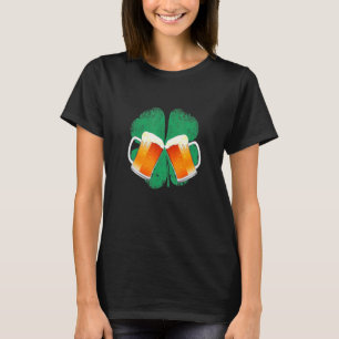 Ierse Bier Mokken Vierbladige C Sint Patricks T-shirt