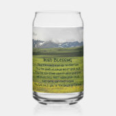 Ierse Blessing Green Valley Landschap Blikvorm Glas (Voorkant)