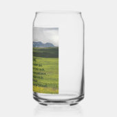 Ierse Blessing Green Valley Landschap Blikvorm Glas (Links)