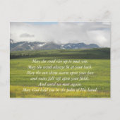 Ierse Blessing Green Valley Landschap Briefkaart (Voorkant)