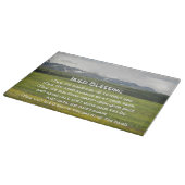 Ierse Blessing Green Valley Landschap Snijplank (Hoek)