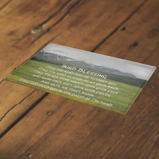 Ierse Blessing Green Valley Landschap Snijplank