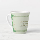 Ierse "Blessing Latte Mok Palm" van Zijn hand sham (Linkerhoek)