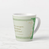 Ierse "Blessing Latte Mok Palm" van Zijn hand sham (Rechterhoek)