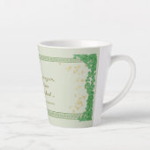 Ierse "Blessing Latte Mok Palm" van Zijn hand sham (Rechts)