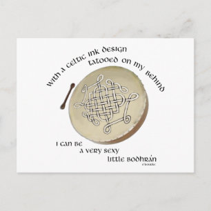 Ierse Bodhran - Ierse Stepdansen Briefkaart