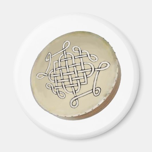 Ierse Bodhran - Ierse Stepdansen Magneet (Voorkant)