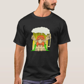 Ierse boeddha de Beer God T-shirt