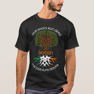 Ierse BOGAN Familienaam Onze liefde werkt dieper T-shirt