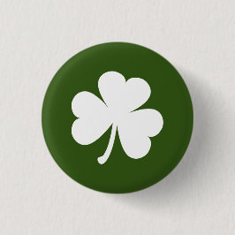  Ierse Button Shamrock | Donkergroen
