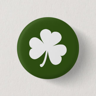  Ierse Button Shamrock | Donkergroen