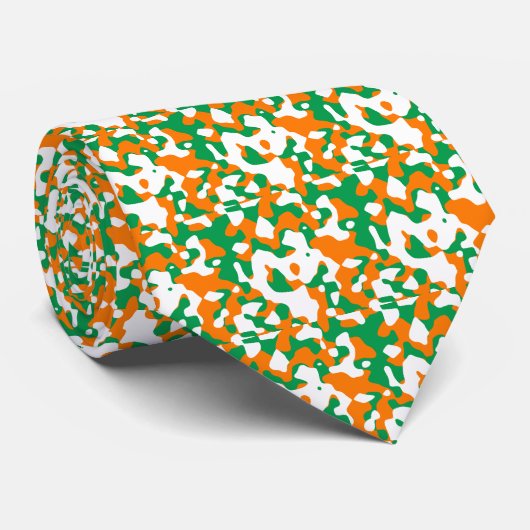 Ierse Camouflage Stropdas (Opgerold)