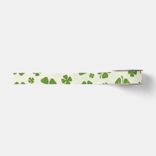 Ierse charme grillige St Patrick's Day Grosgrain Lint (Voorkant)